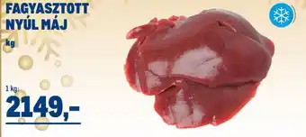 FAGYASZTOTT NYÚL MÁJ 1kg