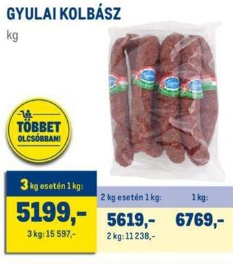 Metro GYULAI KOLBÁSZ 1kg ajánlat