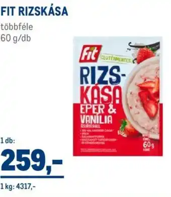 FIT RIZSKÁSA 60g