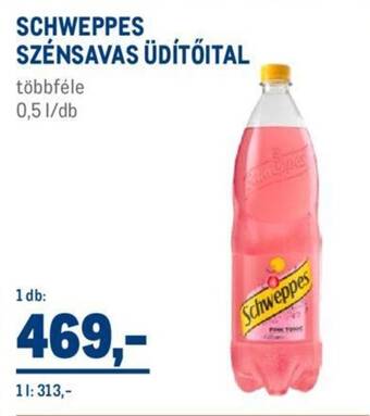 Metro SCHWEPPES SZÉNSAVAS ÜDÍTŐITAL 0,5l ajánlat
