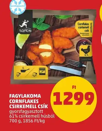 PENNY FAGYLAKOMA CORNFLAKES CSIRKEMELL CSÍK 700 g ajánlat