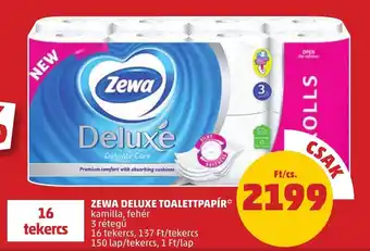 ZEWA DELUXE TOALETTPAPÍR 16 tekercs