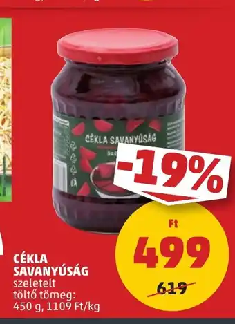 CÉKLA SAVANYÚSÁG 450 g