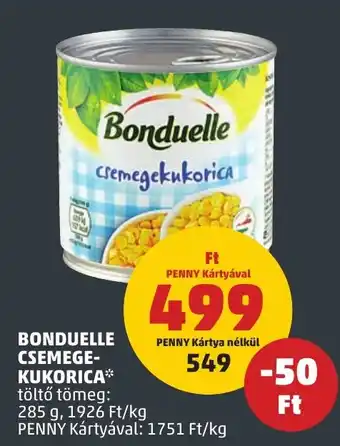 BONDUELLE CSEMEGE-KUKORICA 285 g