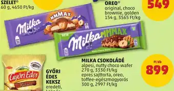 PENNY MILKA CSOKOLÁDÉ 270 / 300 g ajánlat