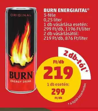 BURN ENERGIAITAL 0,25 l