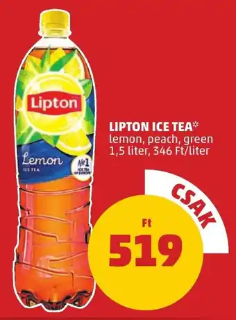 PENNY LIPTON ICE TEA 1,5 l ajánlat