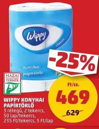 PENNY WIPPY KONYHAI PAPÍRTÖRLŐ 50 lap ajánlat