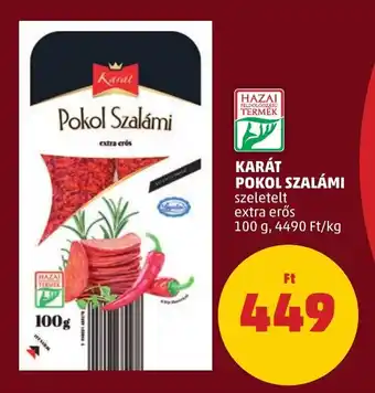 PENNY KARÁT POKOL SZALÁMI 100 g ajánlat