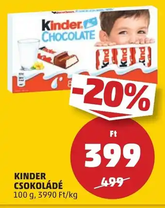 PENNY KINDER CSOKOLÁDÉ 100 g ajánlat