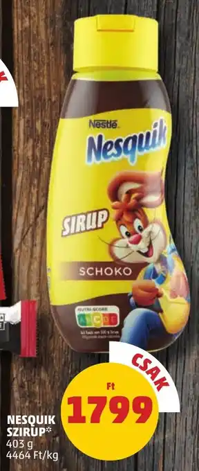 PENNY NESQUIK SZIRUP 403 g ajánlat