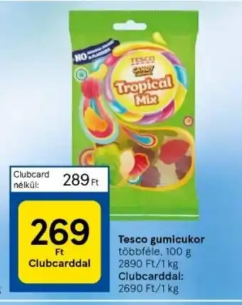 Tesco Tesco gumicukor 100 g ajánlat