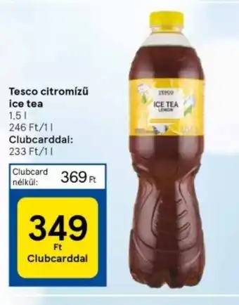 Tesco Tesco citromízű ice tea 1,5 l ajánlat