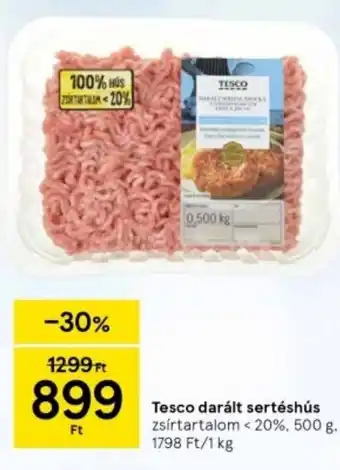 Tesco Tesco darált sertéshús 500 g ajánlat
