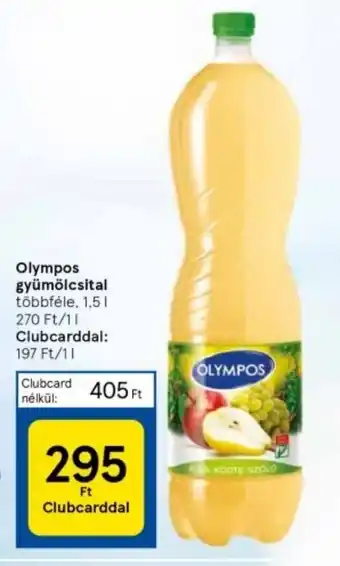 Tesco Olympos gyümölcsital 1,5 l ajánlat