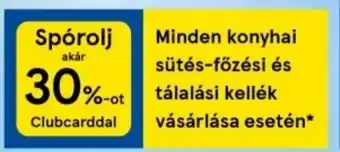 Tesco Minden konyhai sütés-főzési és tálalási kellék vásárlása esetén ajánlat