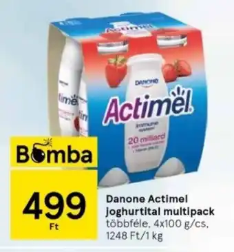 Tesco Danone Actimel joghurtital multipack 4 x 100 g ajánlat