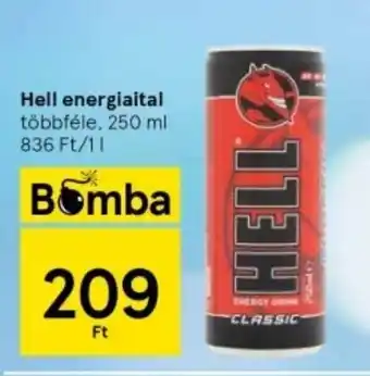 Tesco Hell energiaital 250 ml ajánlat