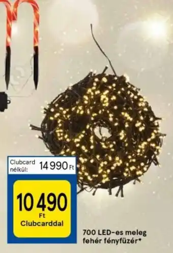 Tesco 700 LED-es meleg fehér fényfüzér 1 db ajánlat
