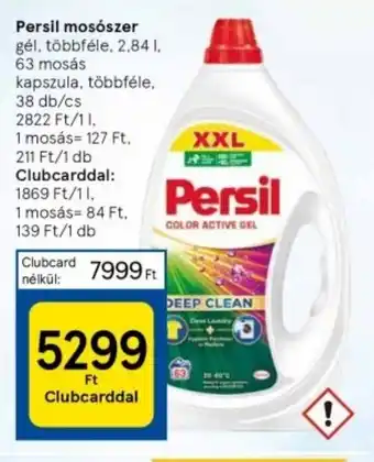 Tesco Persil mosószer 2,84 l / 38 db ajánlat