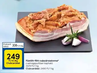 Tesco Füstölt-főtt császárszalonna 10 dkg ajánlat