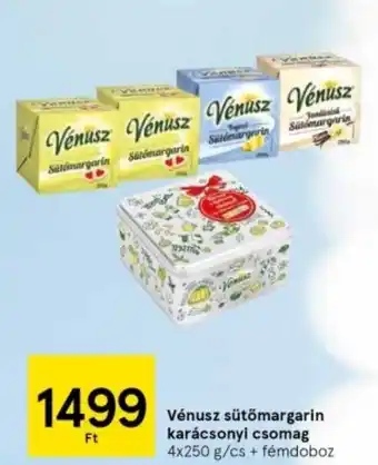 Tesco Vénusz sütőmargarin karácsonyi csomag 4 x 250 g ajánlat