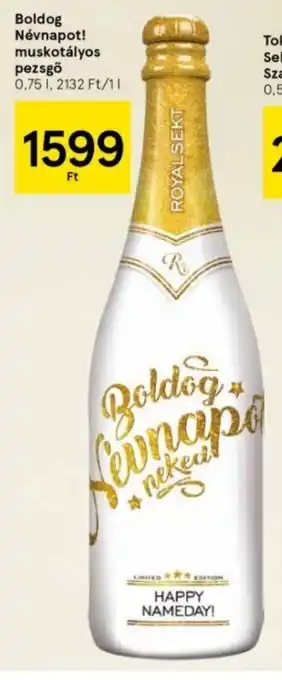 Boldog Névnapot! muskotályos pezsgő 0,75 l