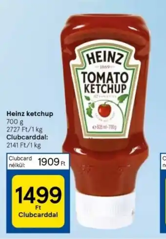 Tesco Heinz ketchup 700 g ajánlat