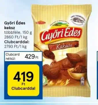 Tesco Győri Édes keksz 150 g ajánlat