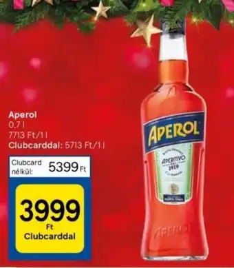 Tesco Aperol 0,7 l ajánlat