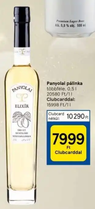 Panyolai pálinka 0,5 l