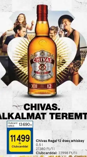 Chivas Regal 12 éves whiskey 0,5 l
