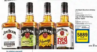 Tesco Jim Beam Bourbon whiskey stb. 0,7 l ajánlat