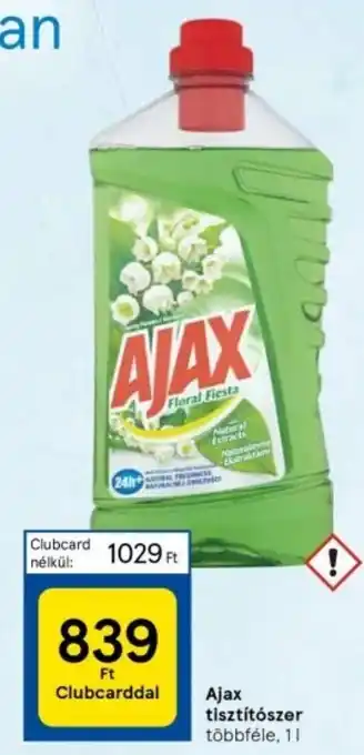 Tesco Ajax tisztítószer 1 l ajánlat