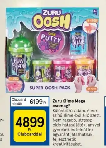 Tesco Zuru Slime Mega csomag 1 db ajánlat