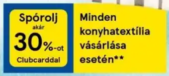 Minden konyhatextília vásárlása esetén