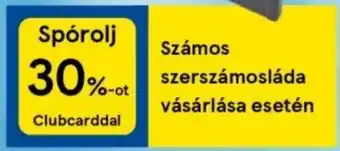 Tesco Számos szerszámosláda vásárlása esetén ajánlat