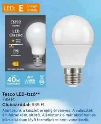 Tesco Tesco LED-izzó 1 db ajánlat