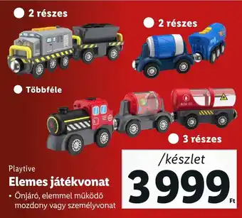 Lidl Playtive Elemes játékvonat 1 készlet ajánlat