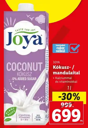 JOYA Kókusz-/ mandulaital 1 l