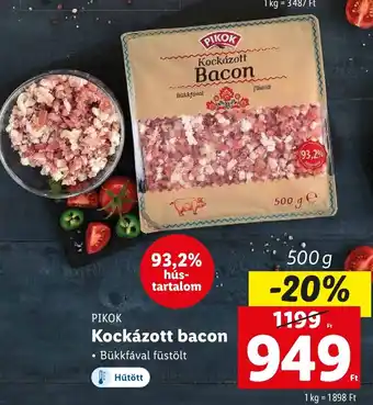 PIKOK Kockázott bacon 500 g