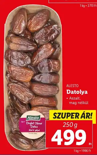 Lidl ALESTO Datolya 250 g ajánlat