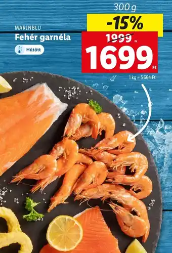 Lidl MARINBLU Fehér garnéla 300 g ajánlat