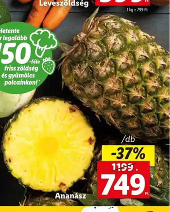 Lidl Ananász 1 db ajánlat