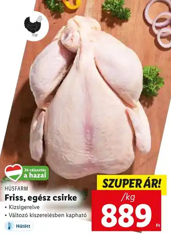 HÚSFARM Friss, egész csirke 1 kg