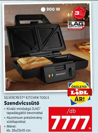 Lidl SILVERCREST KITCHEN TOOLS Szendvicssütő 1 db ajánlat