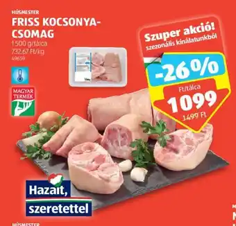 ALDI HÚSMESTER FRISS KOCSONYA- CSOMAG 1500 g ajánlat