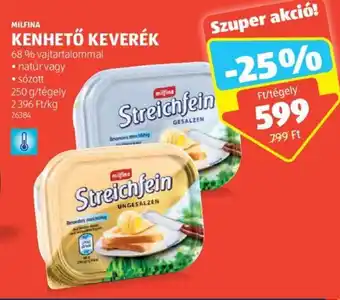 ALDI MILFINA KENHETŐ KEVERÉK 250 g ajánlat