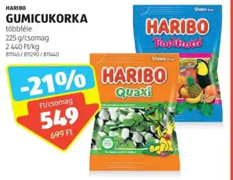 ALDI HARIBO GUMICUKORKA 225 g ajánlat
