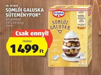 DR OETKER SOMLÓI GALUSKA SÜTEMÉNYPOR 215g